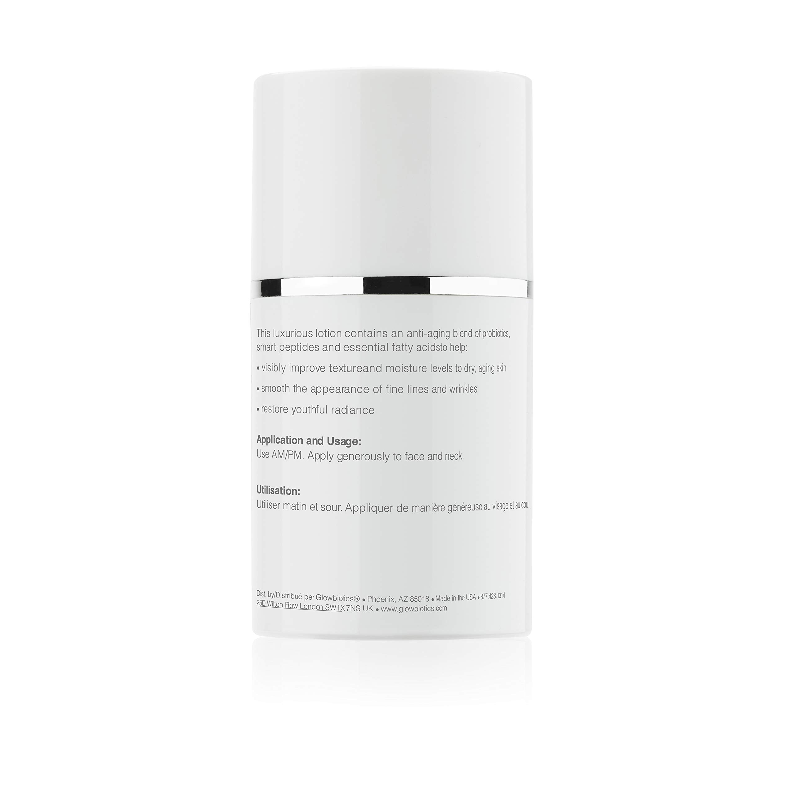 GLOWBIOTICS - Probiotic Firming + Replenishing Lotion Stimulate Collagen Production and Hydrate - For Dry and Normal Skin Types (1.7 fl oz)
